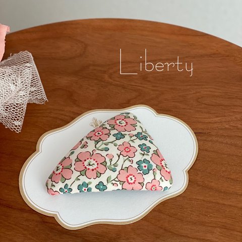 Liberty三角パッチンピン♡ Celandineピンク