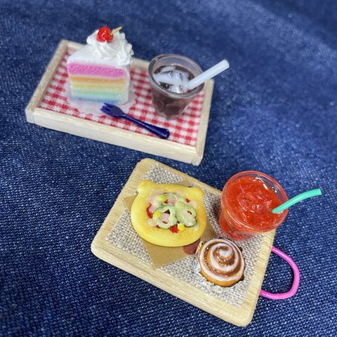 ミニチュア ミニチュアフード ケーキセット