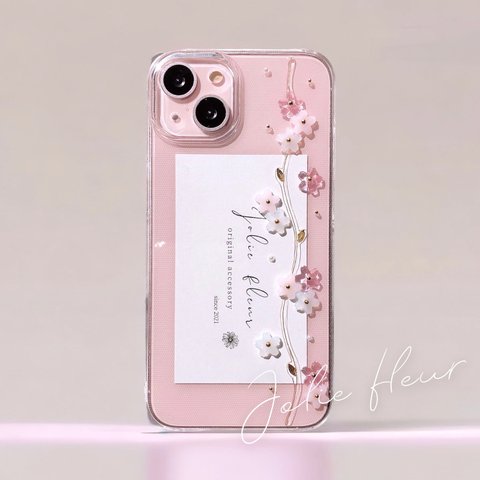 𝐬𝐚𝐤𝐮𝐫𝐚'/𝐛𝐥𝐨𝐨𝐦 𝐥𝐢𝐧𝐞 桜 サクラ さくら iPhoneケース スマホケース iPhone15 iPhone14 iPhone13 iPhone12 全機種対応 ピンク