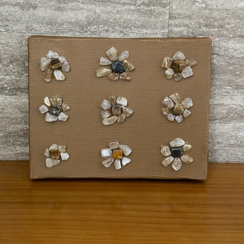 (訳あり価格)天然石アート9  natural stone art9