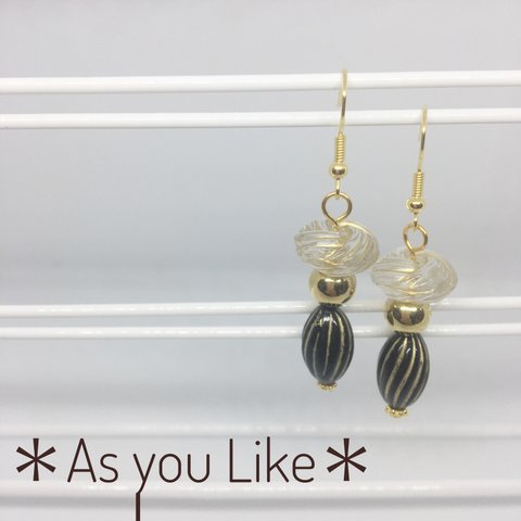 レトロ🔮ピアス