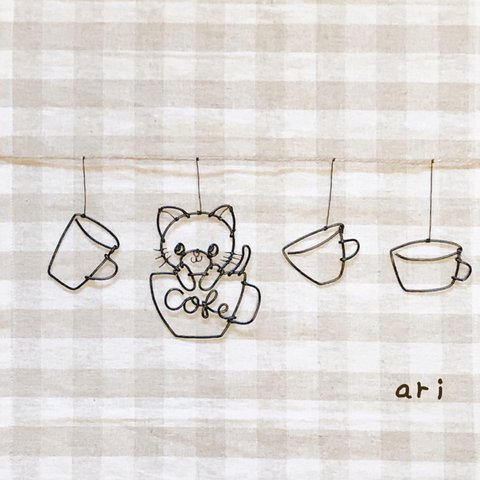 【受注制作】ねこカフェ ガーランド