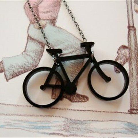 【黒い自転車】　ネックレス