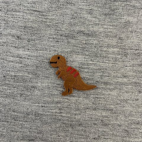 ティラノサウルス　恐竜　アップリケ　Chimo