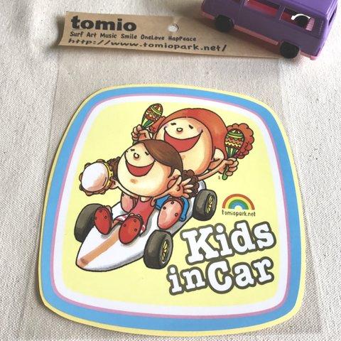 ☆再々販☆ ･:*+.kids in car sticker.:+*