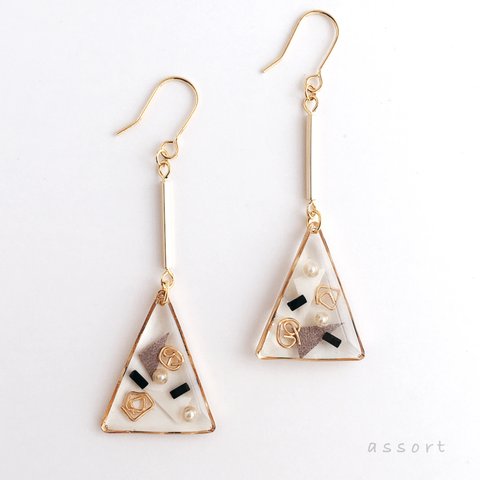 -  artifact - triangle pierce & earring