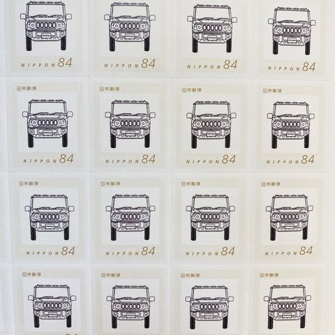 くるま好きさんのための切手　※オリジナルカスタム30枚1セット