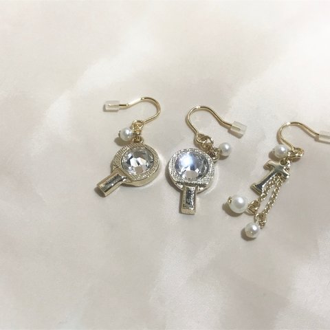 ピアス(フック式)〜3点セット(2Way)・限定販売3セット