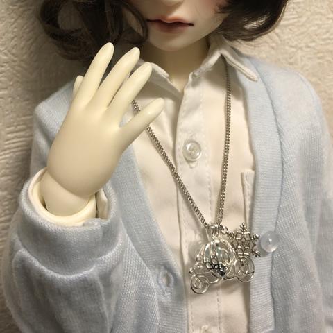 1/3 60cm ドール用 アクセサリー ネックレス ◆シンデレラ スノウブルー◆