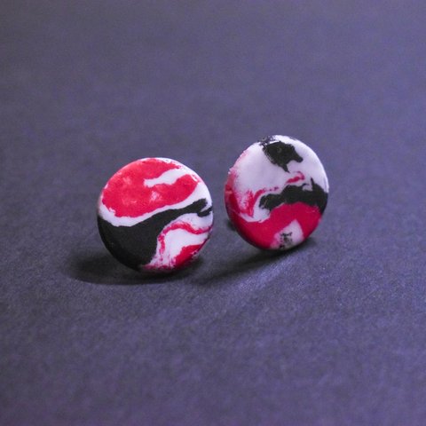 ピアス　ハンドメイド　お正月