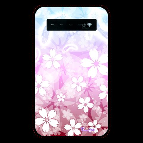 桜と羽舞うモバイルバッテリー【送料無料】