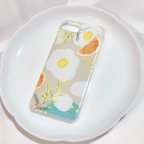 【送料無料】ミモザ色の朝食 iPhoneケース