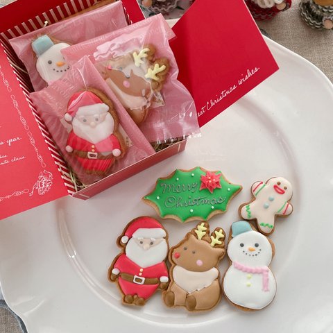 クリスマスアイシングクッキーセット