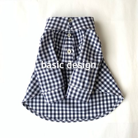 犬服♡ギンガムチェックシャツ Basic