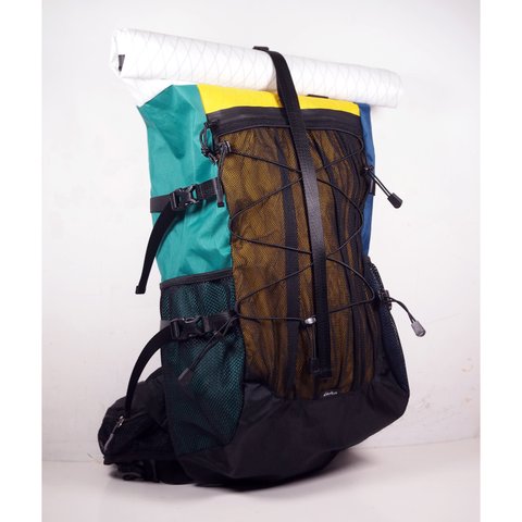 6dots 白緑黄青黒 X-Pac 超軽量登山バッグ 20L 30L 40L バークマウンテン55Lバックパック 宿泊登山 日帰り登