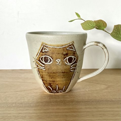猫　マグカップ/コーヒーカップ