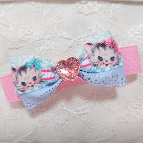 お弁当ゴムバンド♡ランチベルト♡ゆめかわネコちゃん