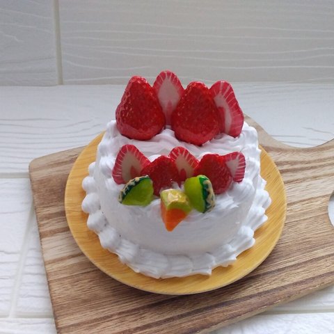 【受注商品】ケーキスマホスタンド①苺🍓&メロン