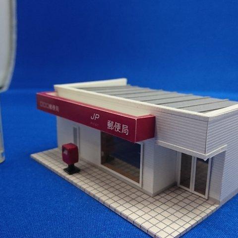 ●オリジナル公共建築模型01●スケール1/150 Ｎゲージ　ジオラマ　雑貨　インテリア　鉄道模型　郵便局