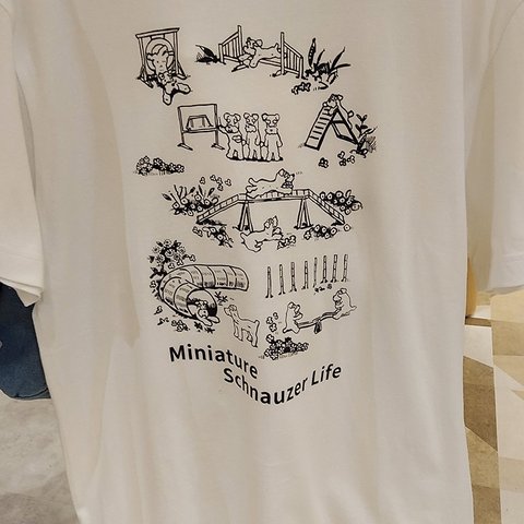 シュナウザーアジリティ　Tシャツ　