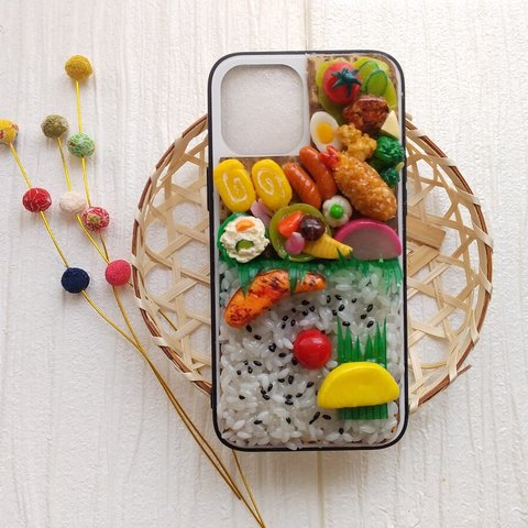 【受注商品】お弁当スマホケース～貴方だけのお弁当！♪ハードタイプ♪