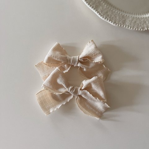 chiffon ribbon clip ♡