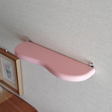 ほんわかウォールシェルフピンク  吊カンタイプ