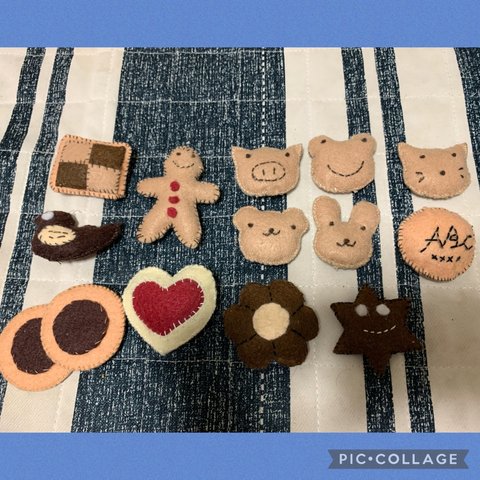 フェルトおままごと☆和菓子･クッキーセット☆
