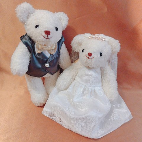 ♡Happy　Wedding♡ウェルカムベア　くまのぬいぐるみ