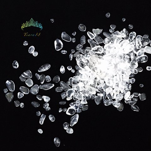 【40g】浄化用　クリスタル水晶さざれ石 189#/ 天然石/パワーストーン