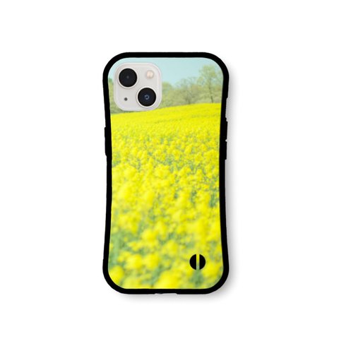 菜の花2  グリップケース iPhone15 iPhone14 iPhone13 iPhone12 iPhone11 iPhoneSE2  iPhoneSE3