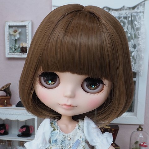 ネオブライス ウィッグ キューティ分け目ボブ MB 10インチ/ドール Blythe 