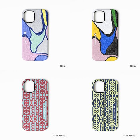 PAPIER TIGRE × COVERARY コラボ レザー スマホケース スマホショルダー ハンドベルト スマホリング ほぼ 全機種対応#mm00000639