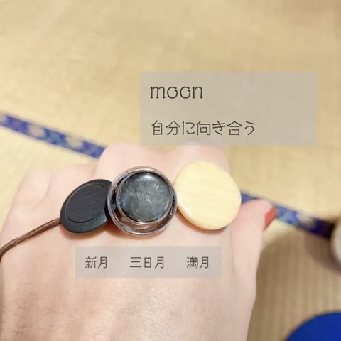 ➴❤︎魔法がかかるhair rubbur 「moon」