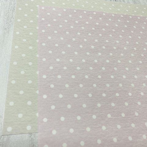 【D-73】デザインペーパー　Gentle color dot