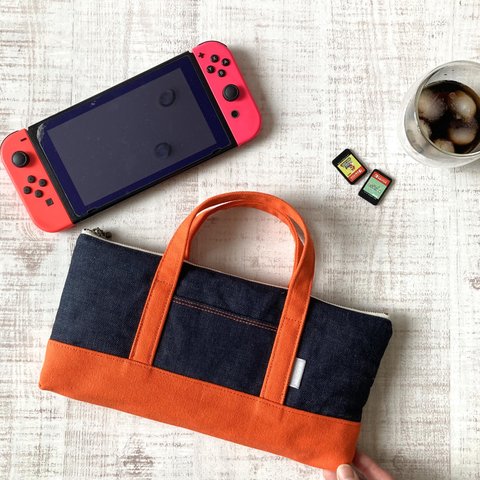 トートバッグ みたいな switchバッグ　オレンジ