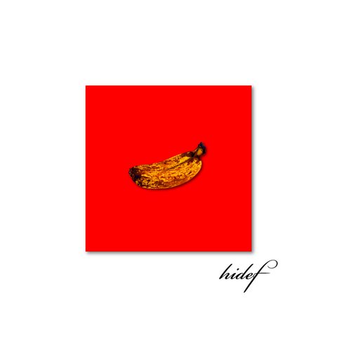 【送料無料】赤い背景にはバナナが2本くっついて（sq2402001）