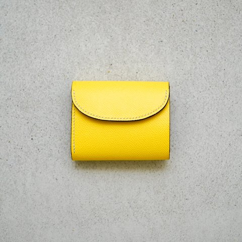 flap mini wallet [ lemon ] ミニ財布 コンパクトウォレット 