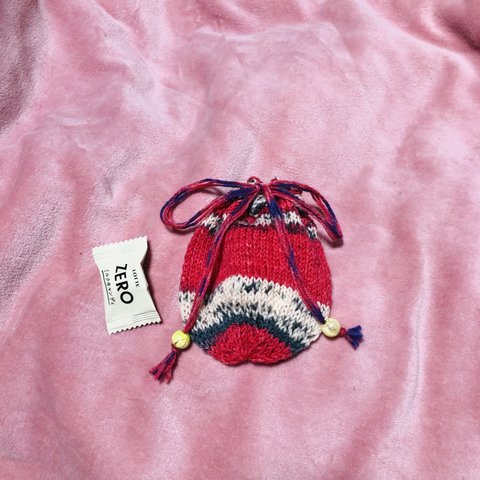 毛糸の小袋🧶 てんとう虫