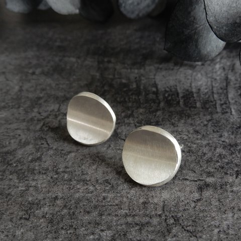 【再販】プレーンピアス / silver　029