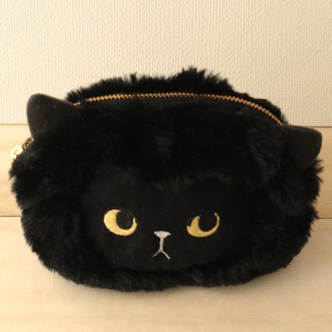 猫のmyao(ミャオ) 黒猫 ポーチ ✳︎受注販売