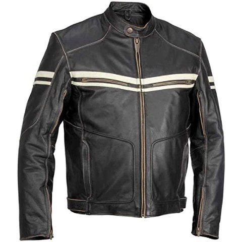 牛革 6 ポケット バイカーズ ビンテージ ジャケ Cow Leather Bikers Vintage Jacket