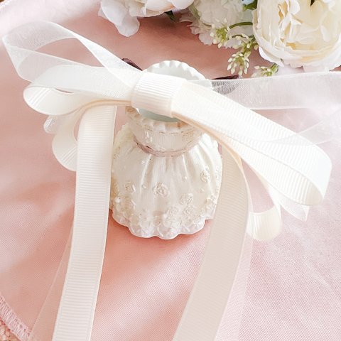 リボン ♡ オフホワイトの重ねリボン ＊Layer Ribbon＊