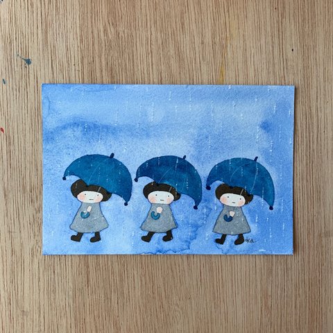 sold out「6月の雨」原画　送料無料