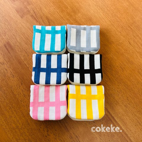  Colorfyl Rectangle  ふわっふわの８重ガーゼハンカチ６枚セット（無添加ガーゼ使用）