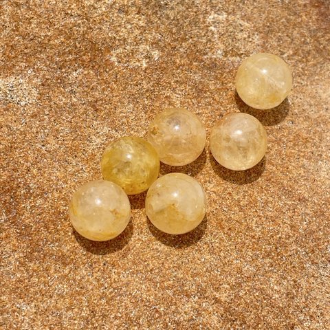 8mm 一粒売り Himalaya Gold Azeztulite™ Single Round Beads Super-Activated HEAVEN&EARTH 