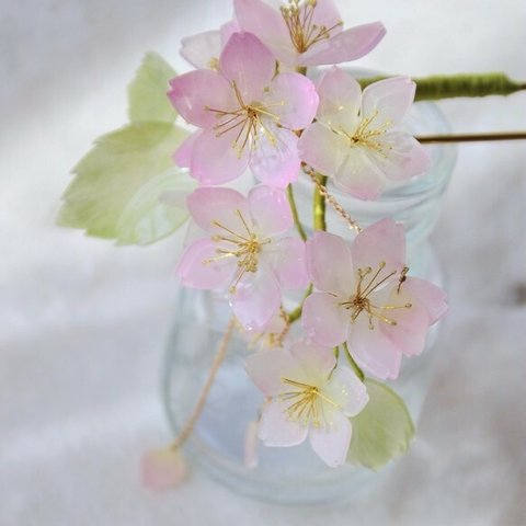 かんざし「山桜」 髪飾り