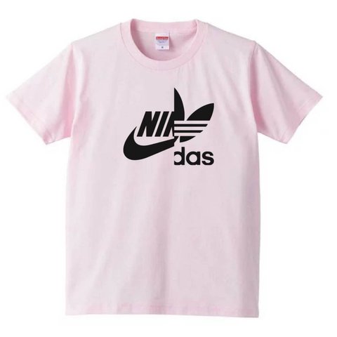 【送料無料】【新品】ナイダス Tシャツ パロディ おもしろ ピンク プレゼント