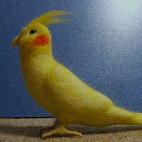 羊毛フェルト☆オカメインコ