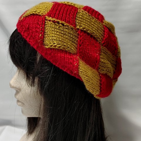 【秋冬用】紅葉ベレー帽